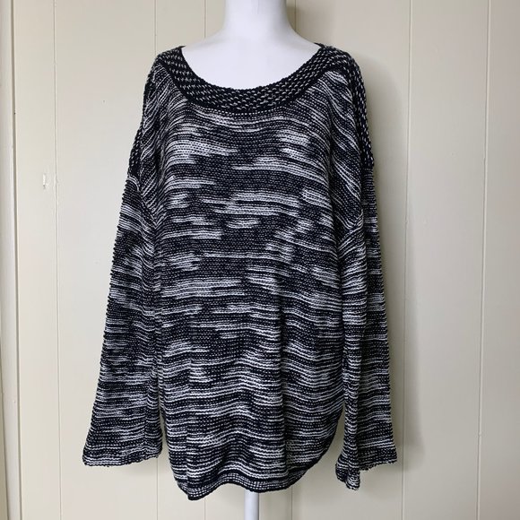 Eileen Fisher Sweaters - Eileen Fisher Bateau Neck Knit Top Sweater NEW L